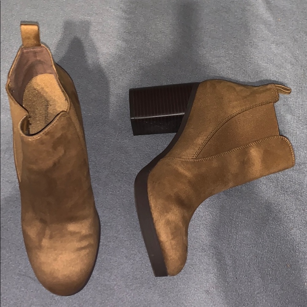 Suede booties
